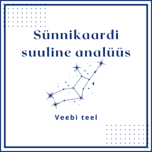 Sünnikaardi suuline analüüs veebis 1 h